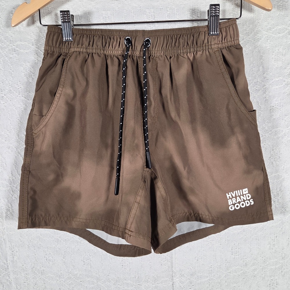 HVIII Brand Goods Goat Shorts Mens S Tie Dye Brown Athletic Gym Training Workout